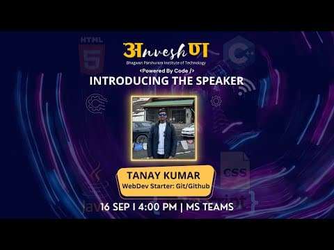 Tech Starter Session 2: Git & GitHub