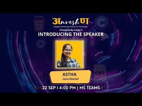 Tech Starter Session 5: Java