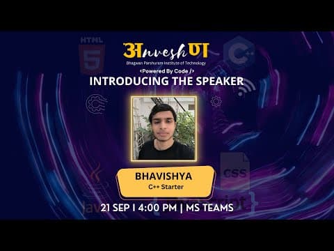 Tech Starter Session 4: C++